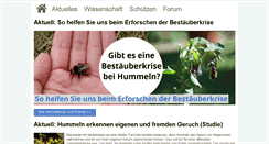 Desktop Screenshot of aktion-hummelschutz.de