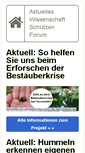 Mobile Screenshot of aktion-hummelschutz.de