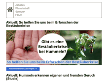 Tablet Screenshot of aktion-hummelschutz.de